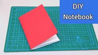 DIY Paper Notebooks,Easy Stapled Notebooks,