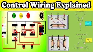 Understanding STAR DELTA Starter with timer | control wiring | Ali Technical Power
