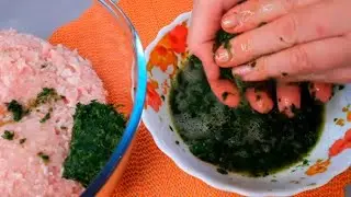 Из Фарша и Овощей Полезное Блюдо! Котлеты НЕ ЖАРЮ! Зеленые котлеты с овощами