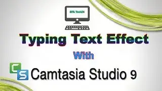 Hand Typewritter or Typing Text Effect With Camtasia 9 | Best Tutorial