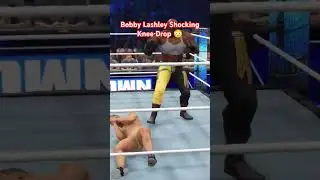 Bobby Lashley Shocking Knee Drop 
