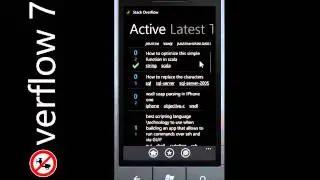 StackOverflow on Windows Phone - Overflow 7 