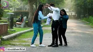 Prank with cute girls / body builder prank / impress girls with body / prank videos by sam khan