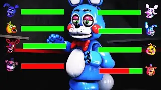 [SFM FNaF] Top 5 FNAF vs FIGHT Animations WITH Healthbars