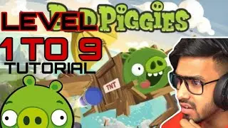 Bad piggies 1 TO 9 tutorial levels (trending)  @ARZOO_TITLE_GAMER  #gamingvideos
