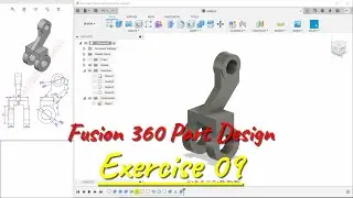 Exercise 09 Fusion 360 Basic Part Design Tutorial For Beginner