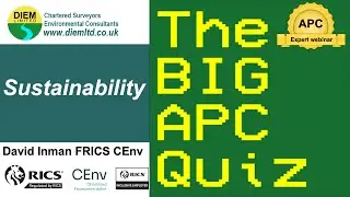 Sustainability - The Big APC Quiz