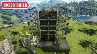 Ark: 4x4 PVP Tower Base Design - Speed Build