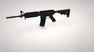 Free M4A1 Cinema 4D model