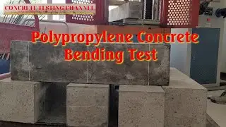 Polypropylene Fiber Concrete (Bending test)