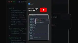 YouTube Logo With CSS #css #csstricks #htmlcss #coding