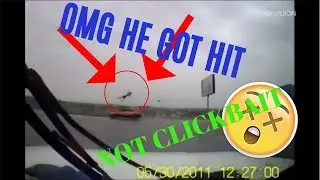 MAN GETS HIT BY CAR AND GOES FLYING ( NOT CLICKBAIT )