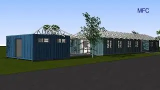 STAFF CAMP CONTAINERS -  3D ANIMATION