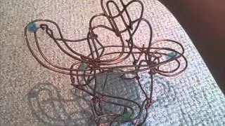 Copper Rolling Ball Sculpture 2