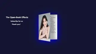 Open Book Effects Using HTML & CSS | No Javascript