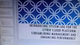 Introducing System Log for the Citrix Cloud Platform  Streamlining Management and Enhancing Performa