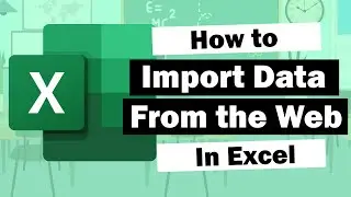 Excel Tutorial: Import Data From a Web Page into Excel