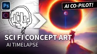 Sci-Fantasy Art Timelapse 