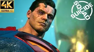 Suicide Squad: Kill The Justice League - Superman Boss Fight (4K 60FPS)