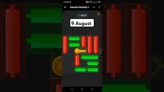 9 August key in Hamster Komnbat Mini Game puzzle resolved #key #hamsterkombat
