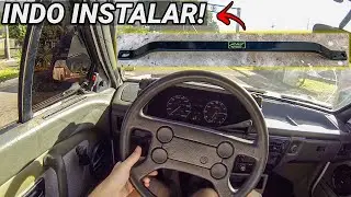 INSTALANDO A BARRA ANTI TORÇÃO NO GOL QUADRADO!