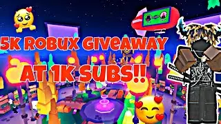 5k Robux giveaway!!🤑(1k suscribers Giveaway)