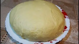 Дрожжевое тесто на молоке для пирожков