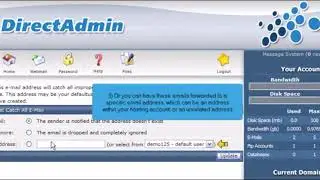4) How to create a catch all email account in Direct Admin by Gecko Websites