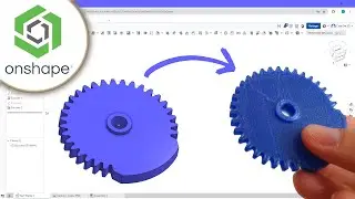 Modéliser un pignon en 3D sur Onshape