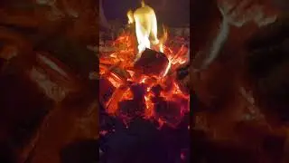 Огонь. Камин. Тепло. 