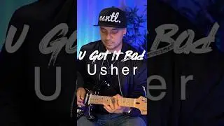 Usher - U Got It Bad (Electric Guitar Cover by Richard Galiguis) #Shorts