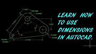 Learn How to Apply Dimensions in AutoCAD.