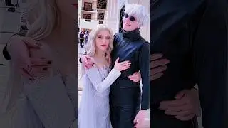 Gojo x Elsa ✨DRAMA✨ #cosplay #jjk #frozen