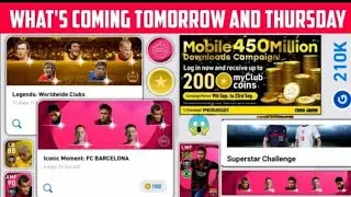 What is Coming Tomorrow & Thursday in PES 2021 eFootball || Iconic Neymar ❤️🔥