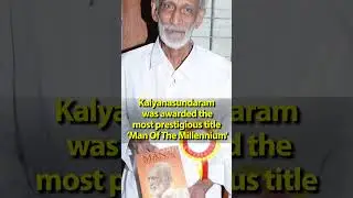 Meet The  Man Of The Millennium #PalamKalyanasundaram | #shortsfeed #inspiration #india #viralvideo