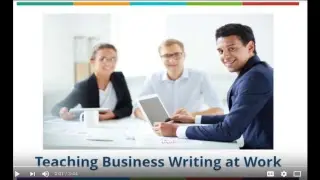 Teaching Business Writing at Work