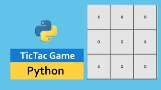 TicTac Game In 1 Minute | Python |CodingFacts