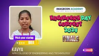 Engineers Day Contest 2024 | Ms.Kaviya -Finalist | NPR college of engineering and technology