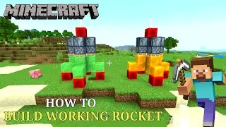 How To Build Working Rocket in Minecraft | Minecraft Gameplay in Hindi