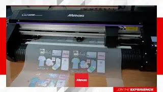 Cutting DTF film with the Mimaki CGAR Cutting Plotter