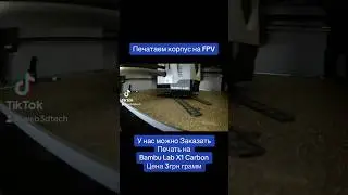 3Д печать на Принтере Bambu Lab X1 Carbon