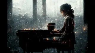 Peaceful piano and rain sounds- Relaxing sleep music, Meditation music
