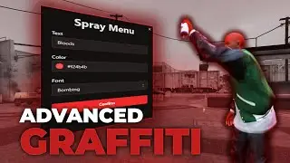 FiveM Spray Text / Graffiti Script [ESX/QB/QBOX/STANDALONE]