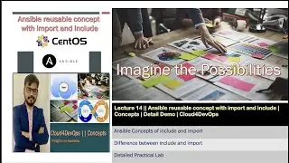 Ansible reusable concept with import and include | Concepts | Detail Demo | Cloud4DevOps