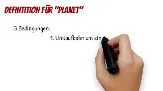 Was ist ein Planet? - Lern- und Erklärvideo für Grundschul-Kinder.