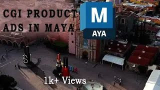 Create CGI Product Ads in Maya Using VFX | Maya 2023 | Arnold Render