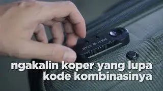 Ngakalin Koper yang Lupa Kode Kombinasinya //Tutorial buka koper yang lupa kode kombinasinya