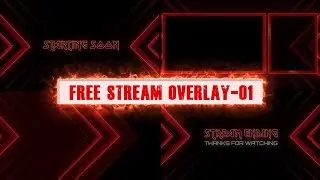 Free Animated Stream Overlay | Free Animated OBS/Streamlabs Overlay 🔥🔥🔥