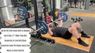Exercise Database | BB Floor Press | Wide Grip