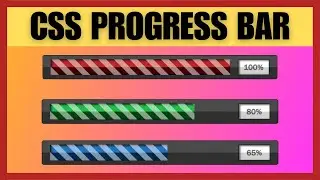 How To Make A Progress Bar Using Html Css Javascript
